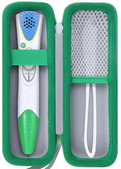 Lebakort LeapFrog 립리더 시스템과 호환되는 보관 케이스 읽기 학습 그레이+그린 295176, 그레이+그린 케이스