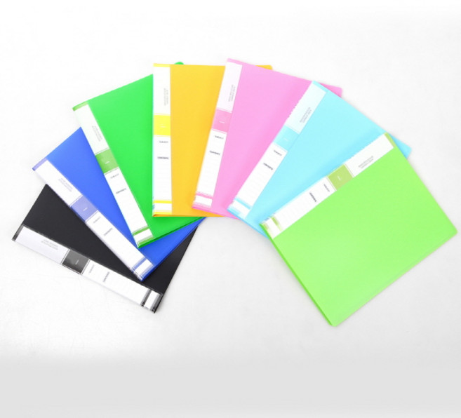 신화오피스 인쇄가능 40매 클리어파일, 1개, 분홍