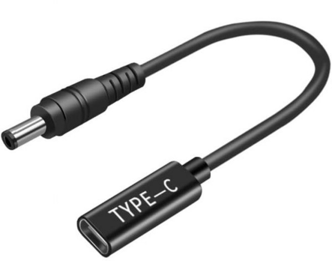 5.5x2.1mm USB C to DC 어댑터 암수 LED 데스크 램프용 소형 팬용 스타링크 미니용 접이식 태양광용, 4.5x3.0mm for Dell