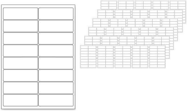 주소용 3107 분류표기용 3130 호환용 라벨지, 3107 100매