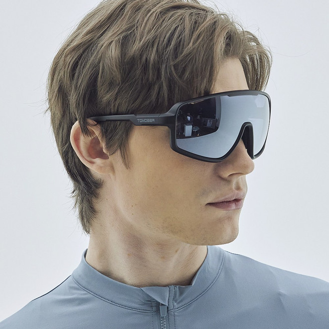 톰디어 이탈리아 변색 스포츠 러닝 골프 자전거 선글라스 고글 TGK1, TGK1 선글라스, 크리스탈 프레임, 1개