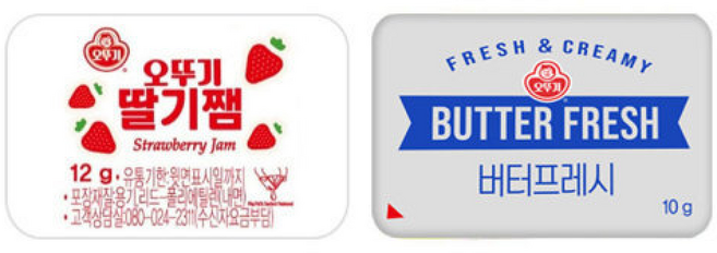 오뚜기 버터후레시 + 딸기잼디스펜팩, 오뚜기 버터후레시 10g 20개 + 딸기잼디스펜팩 12, 10g, 20개