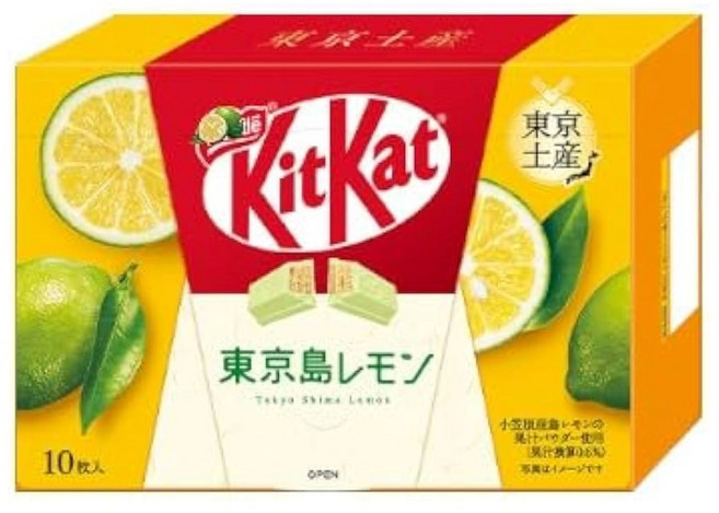 네슬레 일본 지역한정 미니 킷캣 도쿄 섬레몬맛 10개입, 1개, 120g