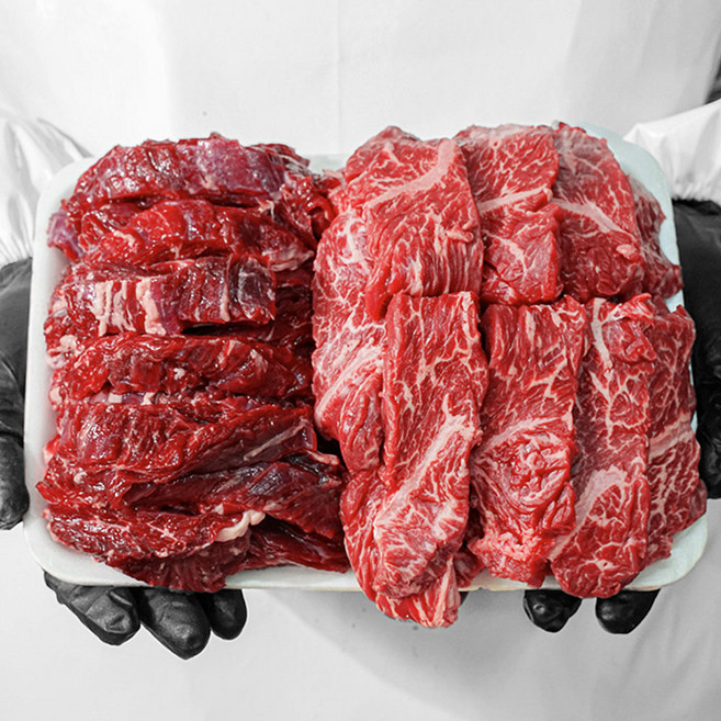 [맛춤상회] 특수부위 토시살 안창살 모듬 1kg (토시살 600g + 안창살 400g), 1g, 2세트