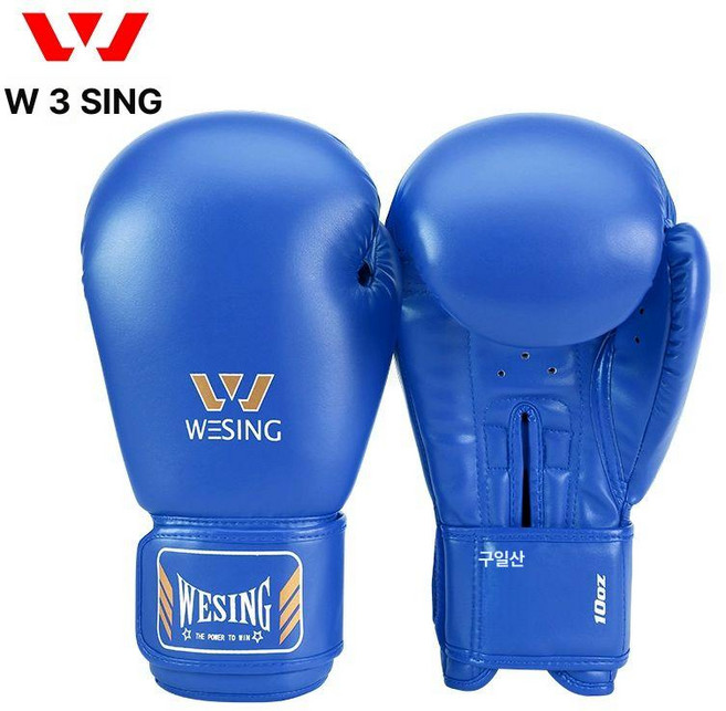 복싱 글러브 레드 에버라스트 장갑 스파링 권투 라이벌 레이스앤룹, 1개, 블루-PU전문용