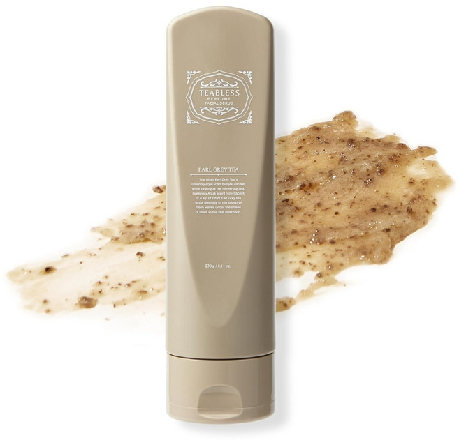 Teabless 香氛臉部磨砂膏 伯爵茶, 230g, 1個