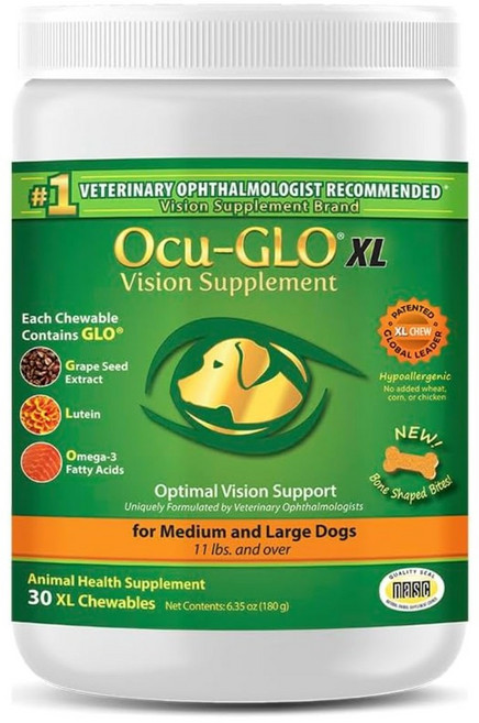 오큐글로 Ocu-GLO 대형견 강아지 눈 영양제 5kg 이상, 1개