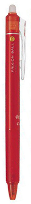 파이롯트 프릭션 지워지는 볼펜 0.5mm, 레드색상, 1개