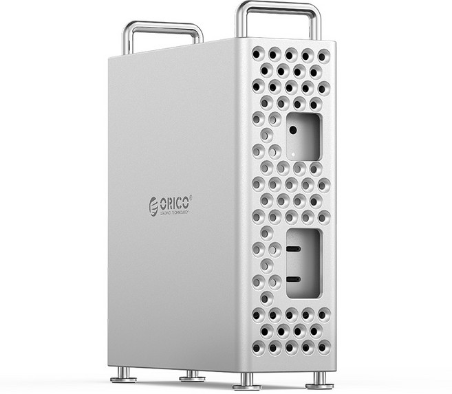 오리코 MiniPro 맥미니 M4 적용 알루미늄 스탠딩 케이스 거치대 MS10