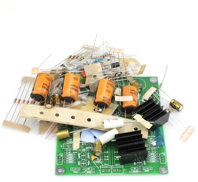 파이 오디오 DIY 포노 턴테이블 프리앰프 키트 DUAL-RIAA MM LP 앰프 키트 완제품 보드, 02 KIT