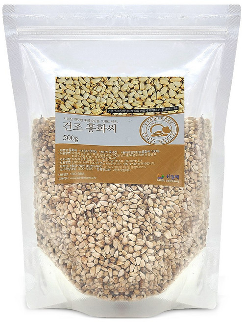 국산 토종 홍화씨, 1개, 500g