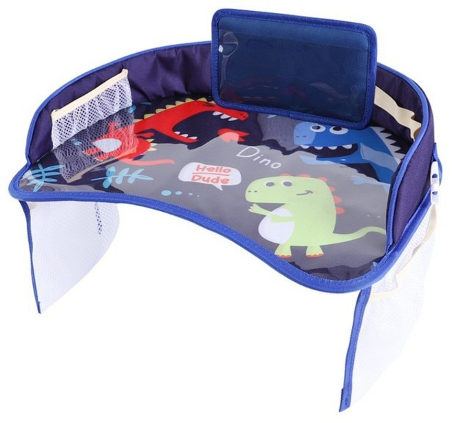 자동차 좌석 여행 트레이 안전 좌석 놀이 테이블 정리 보관 간식 장난감 컵 홀더 아기 어린이 키즈 유, [17] TypeC 12, 1개