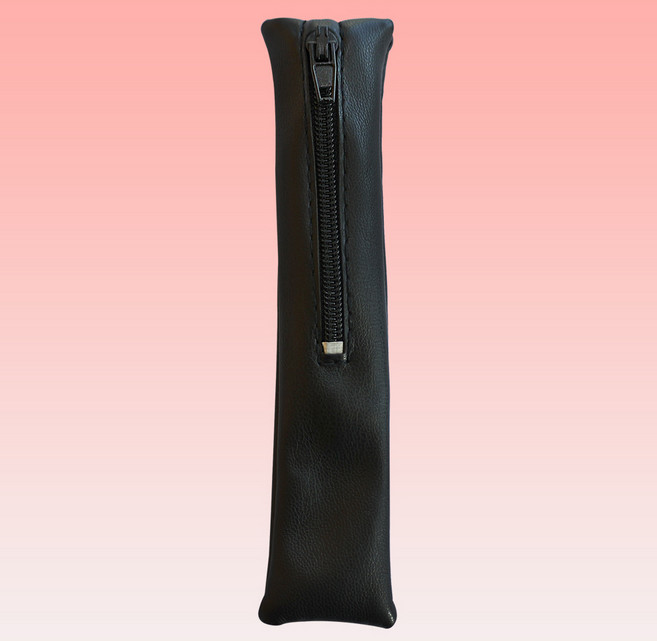 도장 케이스 파우치 지갑 보관함 도장집 개인 법인 인감도장, 블랙롱지갑