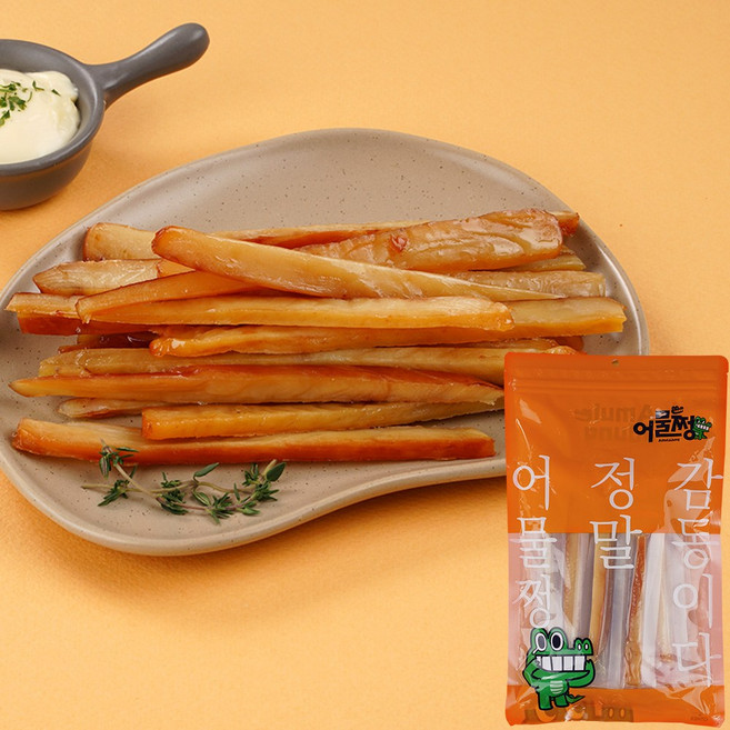 바베큐 오징어 스틱 200g, 3개