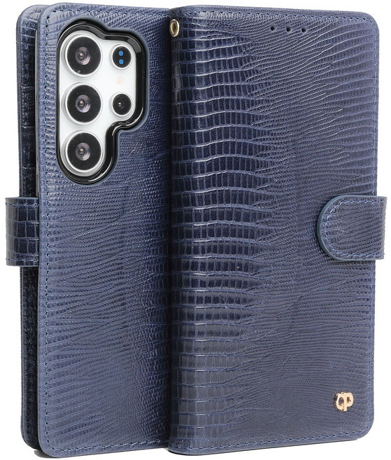 까리노펠레 천연 소가죽 리자드 지갑형 다이어리 휴대폰 케이스