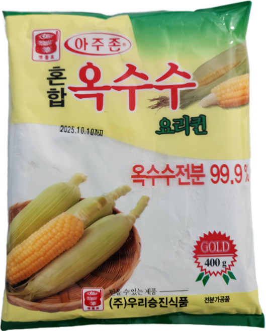 명식품본사 옥수수전분 [중포장], 400g, 50개
