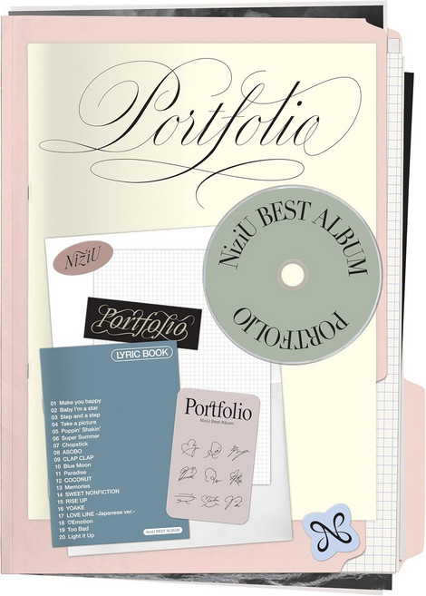 NiziU 니쥬 베스트 앨범 CD+BD+포카세트+각종굿즈+북렛 Portfolio 완전한정판