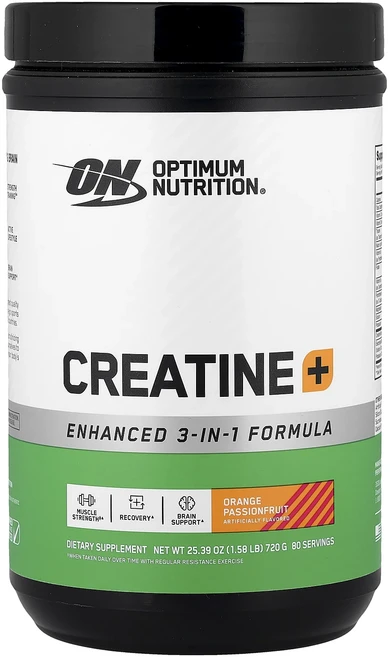 새해 건강을 선물하세요 Optimum Nutrition 크레아틴+ 오렌지 패션프루트 720g(1.58lb) 특별관리진행, OptimumNutrition크레아틴오렌지패션프루트72, 720g, 1개 - 쿠팡