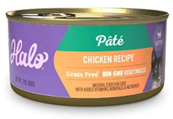 Halo嘿囉 幼貓主食罐無穀鮮燉雞肉 優質蛋白質 呵護腸胃 適口性佳, 雞肉+蔬菜, 85g, 1罐