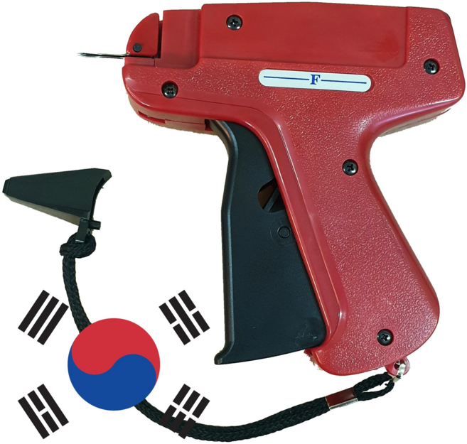 국산 KSK선진산업 택건 SJ-3737F 얇은바늘용 택바늘 택핀 세트구성