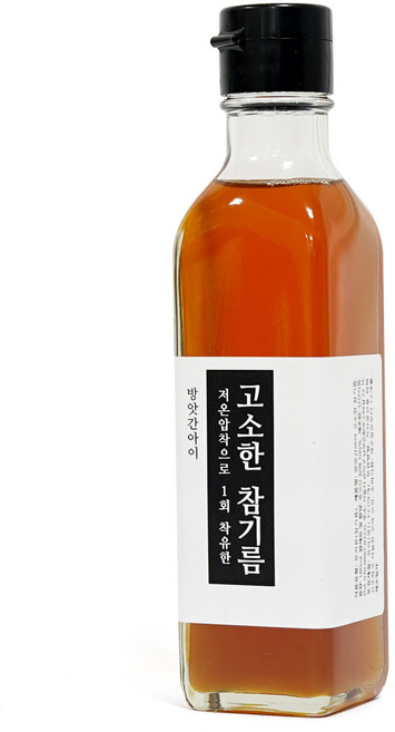 고소한 참기름 좋은 통참깨로 짜는 참기름 방앗간아이, 1개, 180ml