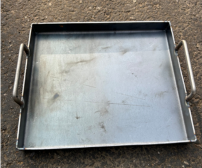 무쇠사각철판 3T 고기불판 닭갈비 삼겹살 전판 오꼬노미야끼판, 350x400(mm) (높이 30mm), 사각철판(중), 1개