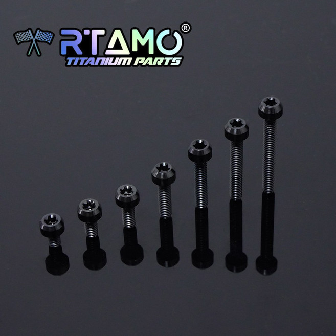 자이놈 RTAMO Gr5 티타늄 볼트 M4X6/8/10/15/20/25/30 자전거 오토바이 용 ABS 센서 디스크 나사 1PC
