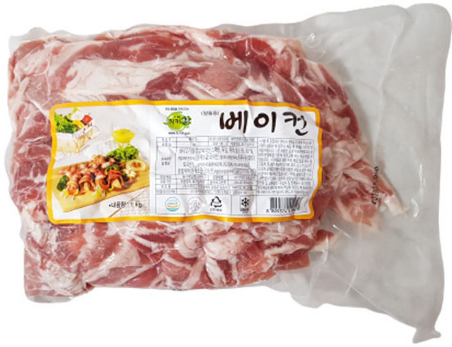 (냉동)지키미베이컨파지(이푸드 1kg), 1, 1kg, 1개