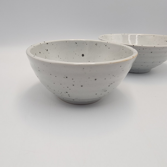 여주도자기 은담 분청 밥공기 국공기 1인 식기 세트 홈카페 대접, 01.밥공기 12.4cm
