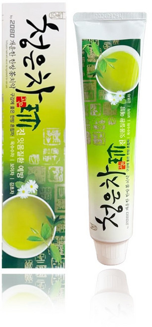 2080 청은차 치약, 120g, 1개
