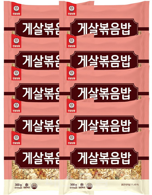천일 게살볶음밥 300g x 10봉, 10개