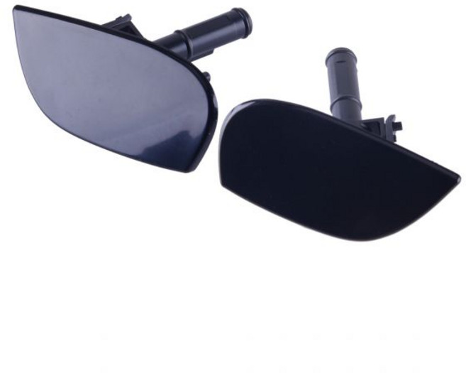 워셔 캡 호환 전조등 노즐 커버 헤드 라이트 범퍼 스프레이 95B955101 95B955100A 95B955102 1 쌍 포르쉐 마칸 2015-2018