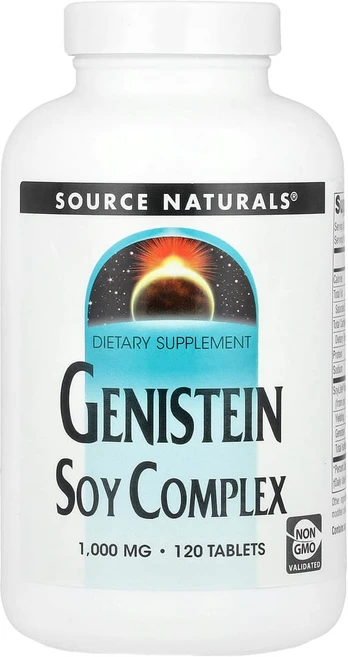 소스네츄럴스 제니스테인 쏘이 컴플렉스 1000mg 120알, SNS00050, 120정, 1개 - 쿠팡