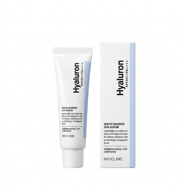 맥스클리닉 히알루론 워터 베리어 선 세럼 SPF50+ PA++++, 1개, 40ml
