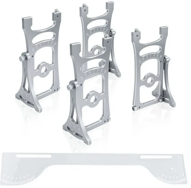 Traxxas Arrma Losi 1/8 랠리 짧은 트럭 전기 오프로드 카용 1set 조정 눈금자