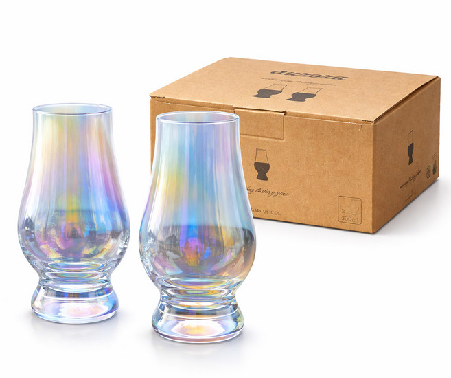 이스트블루 오로라 글라스 노징글라스 위스키 싱글몰트 니트 잔 2P