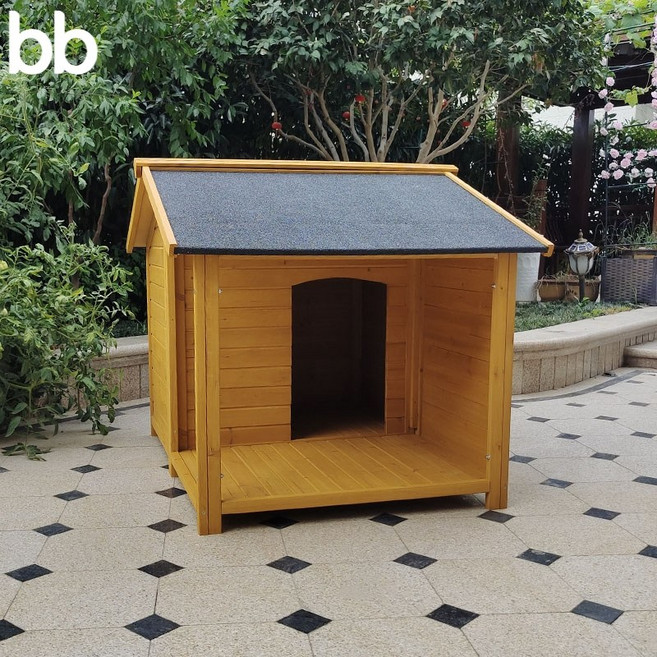 야외 개집 대형견 고양이 방수 애견 견사 애견하우스 길고양이겨울집 실외 진돗개집 시골 원목, 우드