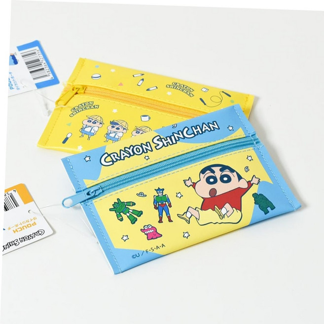 카드지갑파우치 일본직수입 짱구 미니 파우치 동전 카드지갑 액션가면