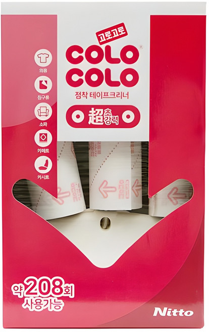 고로고로 초강력 테이프클리너 본체 + 리필 4p 세트, 1세트