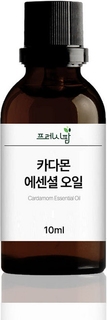 카다몬 에센셜 오일 카다멈 천연 아로마오일 테라피, 1개, 10ml, 카다몬향
