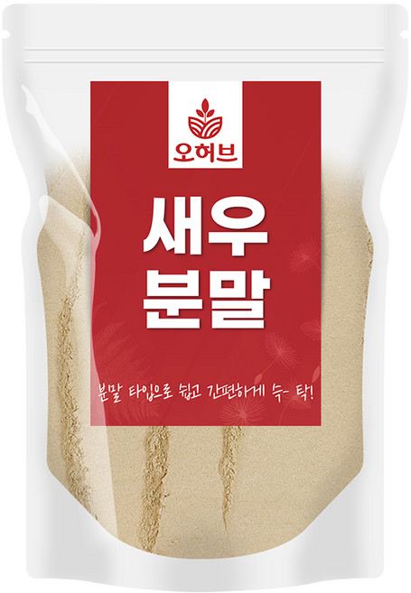 국산 새우가루 새우분말 1kg, 1개