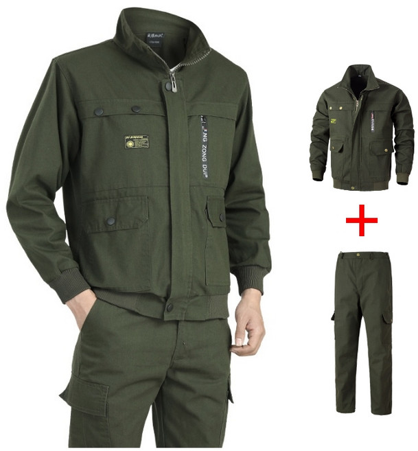 분리형 100%순면 작업복 멀티 유니폼 근무복 상하세트 현장 용접복 정비복