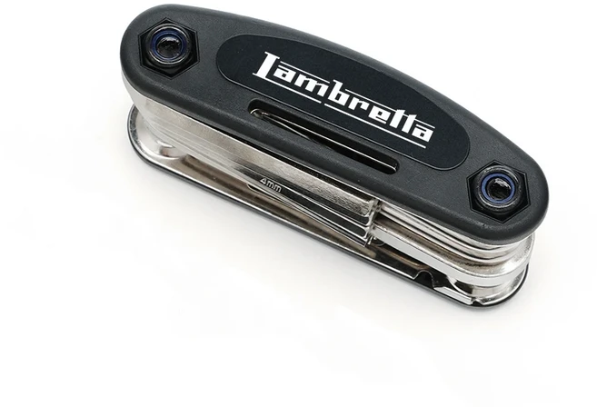 오토바이 다기능 도구 수리 16가지 스크류드라이버 세트 람브레타 LN 125 V-스페셜 200용, 01 Black