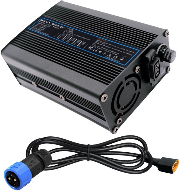 58.4V 5A Lifepo4 충전동 급속 알루미늄 쉘 51.2V 16S 교체 커넥터용 안정화 선풍기, 04 UK-220V, 01 빠른  Mainland, 10 M25