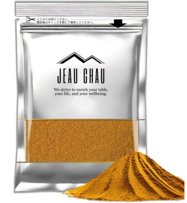 JEAU CHAU 계피 가루 3.5온스 (100g) (인도산 계수 계피) 상품 향신료 첨가물 없음 농약 일본 출고