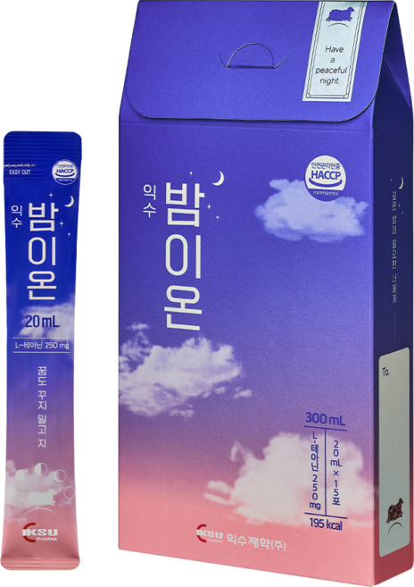 익수제약 밤이온 스틱형 음료, 15회분, 20ml, 15개, 1개