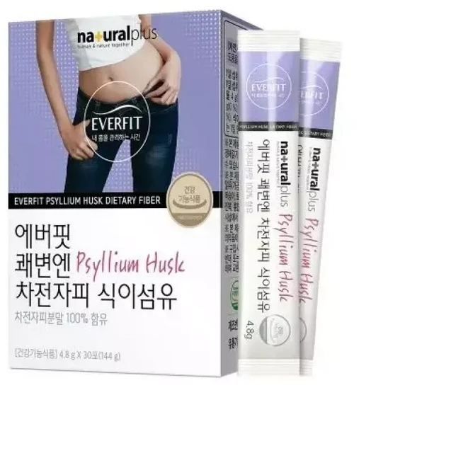 내츄럴플러스 에버핏 쾌변엔 차전자피 식이섬유, 500g, 1개