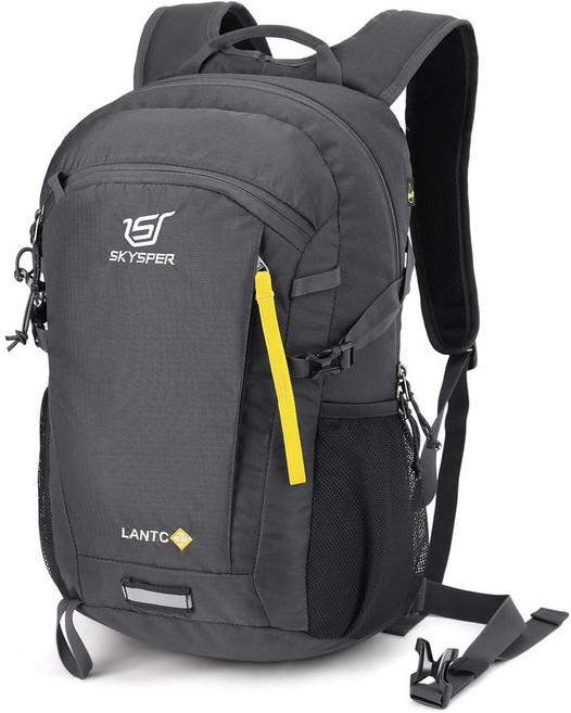 스카이스퍼 소형 하이킹 백팩 20L 경량 여행 여성 남성용 데이팩, Lantc20-darkgray