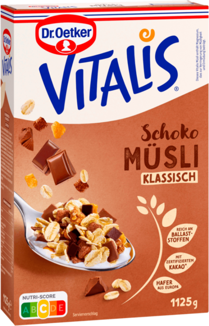 닥터 외트커 비탈리스 초콜릿 뮤즐리 클라식, 1개, 1.125kg