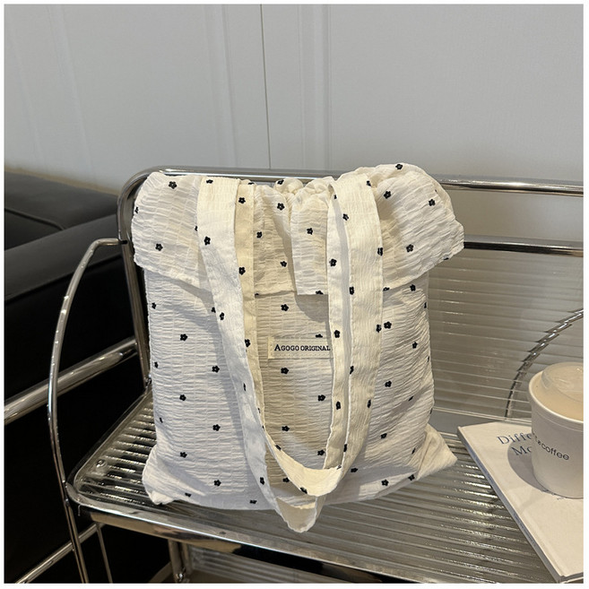 여름에코백 땡땡이에코백 예쁜에코백 가벼운숄더백 귀여운가방